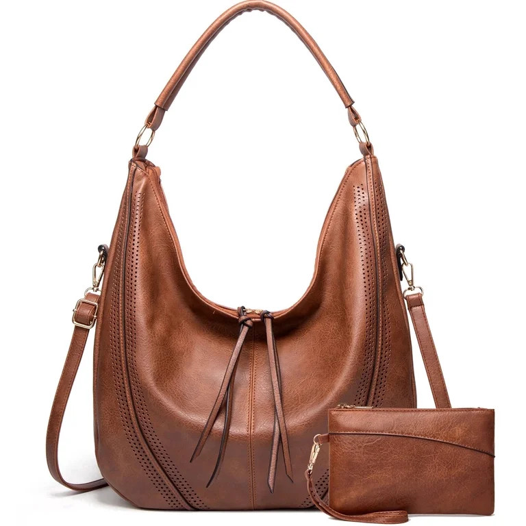 Gmdisc Hobo Bag for Women Crossbody Purse and Handbags Ladies Chic Shoulder Bags, Brown | Walmart (US)