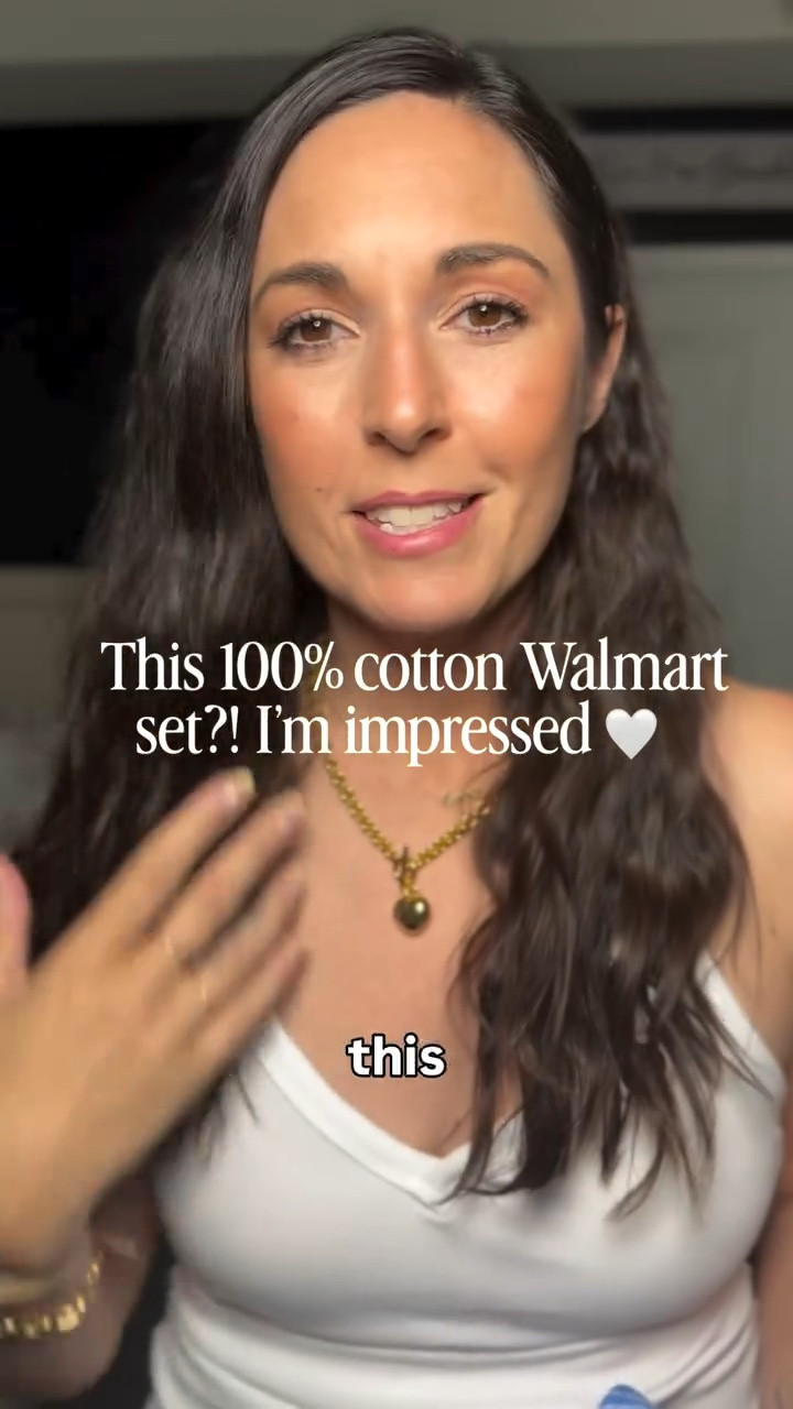Walmart… I see you 👏🤍

This 100% cotton set totally surprised me. The fabric feels breathable, lightweight, and perfect for summer — plus I’m loving the colors and easy relaxed fit.

The kind of outfit you throw on and instantly look pulled together while still feeling comfy 🙌

✨ 100% cotton
✨ Lightweight + breathable
✨ Easy summer outfit
✨ Love the colors

Would you wear this as a set or style the pieces separately? 👀👇

#walmartfashion #walmartfinds #walmartstyle #summerstyle #matchingset cottonclothing fashionfinds affordablefashion reel explore @christina_with_love_