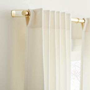 Cotton Velvet Blackout Curtain | West Elm (US)