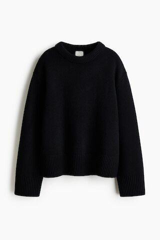 H & M - Wool Sweater - Black | H&M (US + CA)