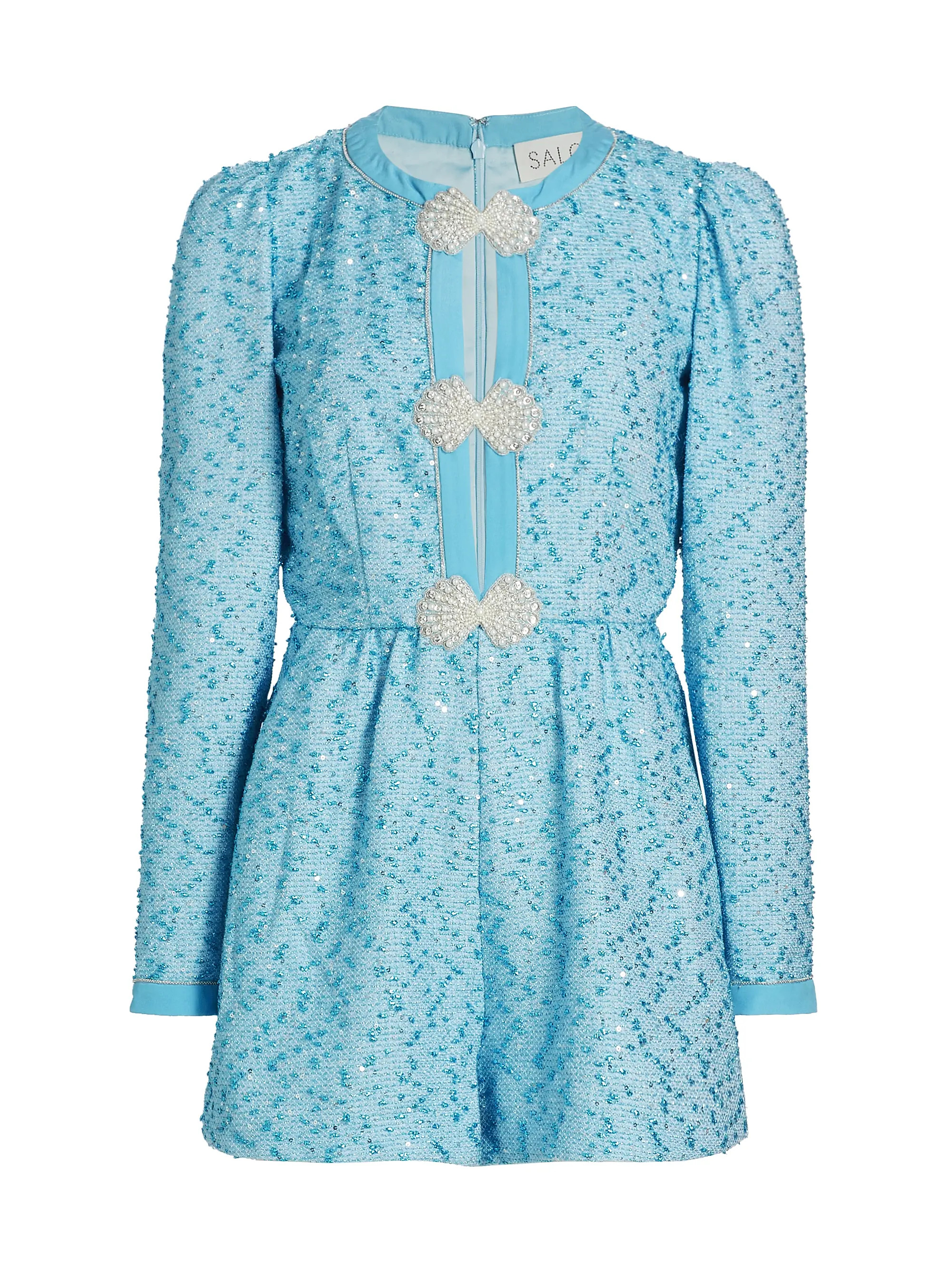 Camille Embellished Tweed Playsuit | Saks Fifth Avenue