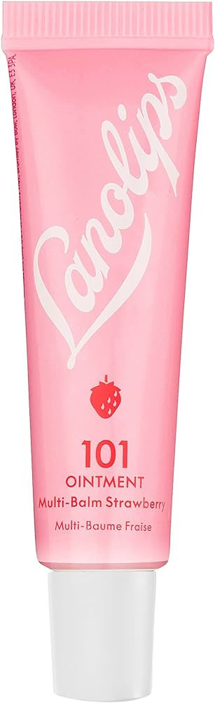 Lanolips 101 Ointment Multi-Balm, Strawberry - Fruity Lip Balm with Vitamin E Oil and Lanolin for... | Amazon (US)