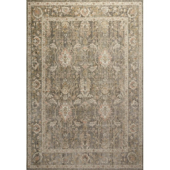 Chris Loves Julia x Loloi Rosemarie Sage/Blush 11'-6" x 15'-6" Area Rug | Walmart (US)