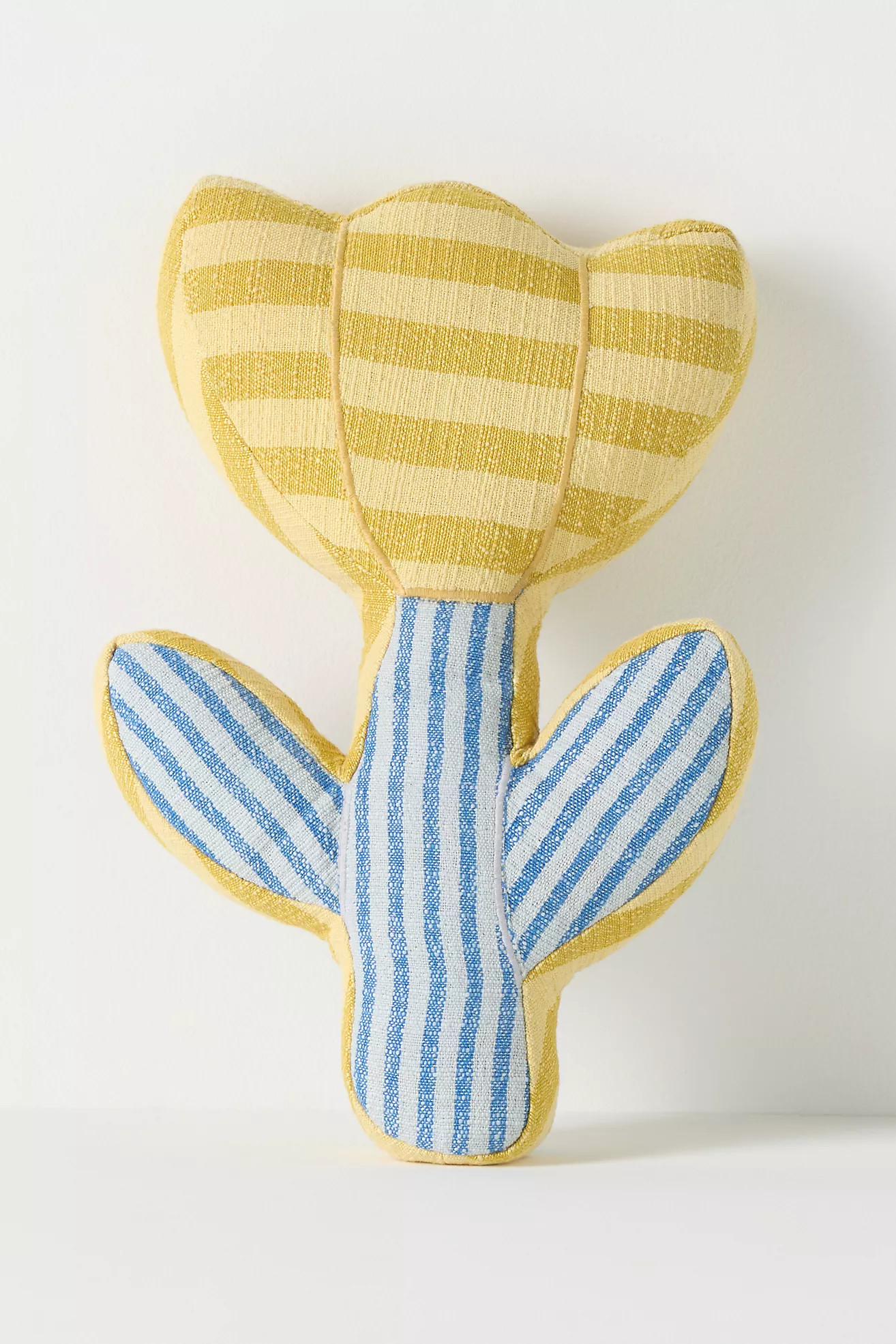 Blossom Outdoor Woven Flower Shaped Pillow | Anthropologie (US)