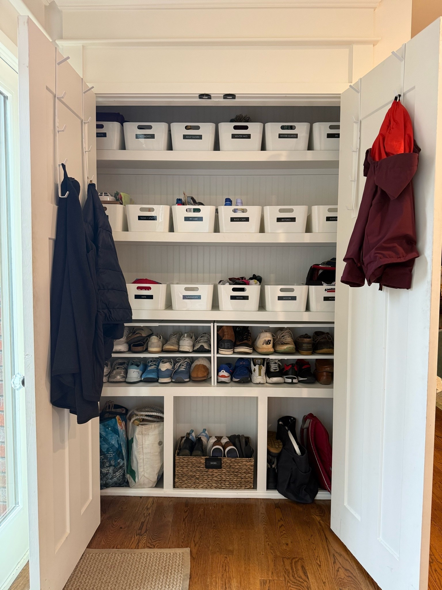 A functional mudroom creates a drop-zone for kids everyday essentials, easy to maintain systems (yes, even for kids), and smoother, faster mornings. Everything set up for your family so you can walk out the door with ease and on time. 🙌

#LTKHome