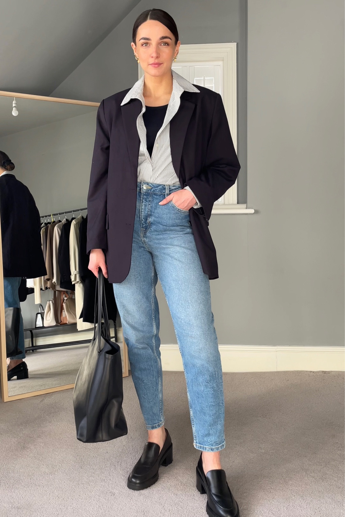 Smart casual weekend outfit 🫶 perfect for workwear too if you can wear jeans to the office 

#LTKworkwear #LTKeurope #LTKfit