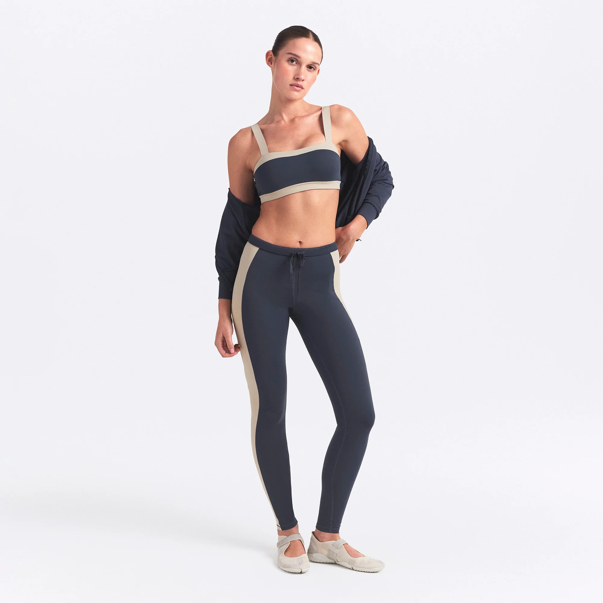 SKIMS 29"" Legging | Blue | XL | NikeSKIMS Matte Shine Mix | SKIMS (US)