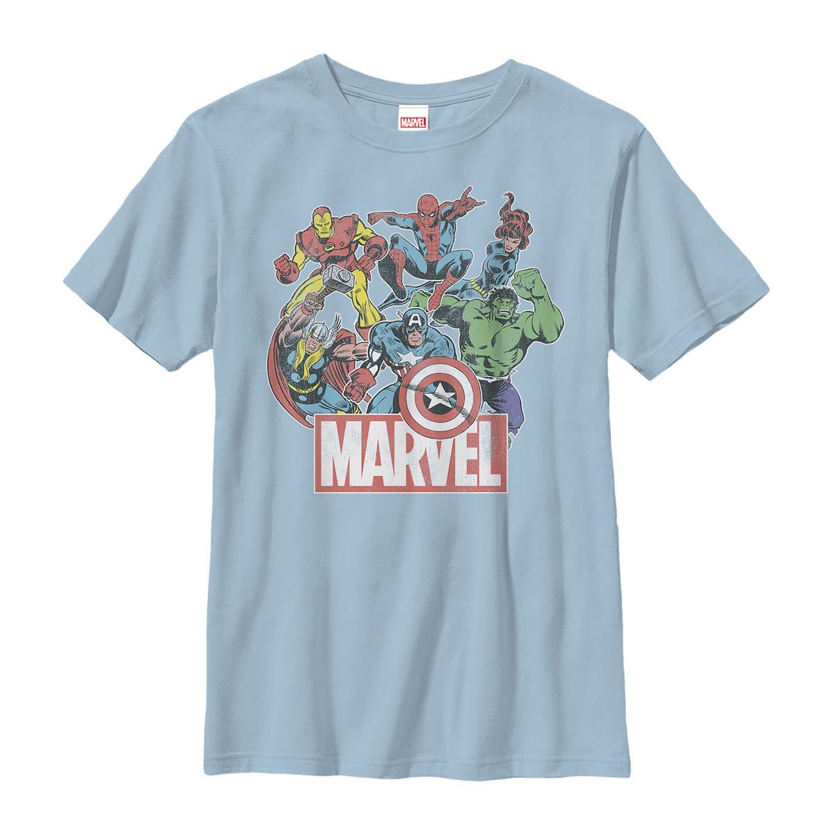 Boy's Marvel Classic Hero Collage T-Shirt | Target