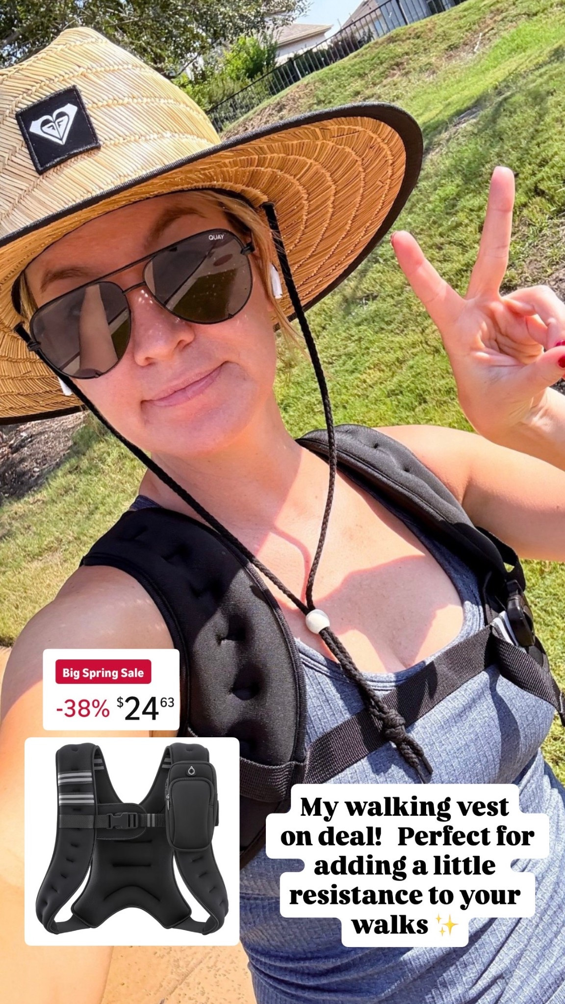 My walking vest on deal! 

#LTKootd #LTKSaleAlert #LTKActive