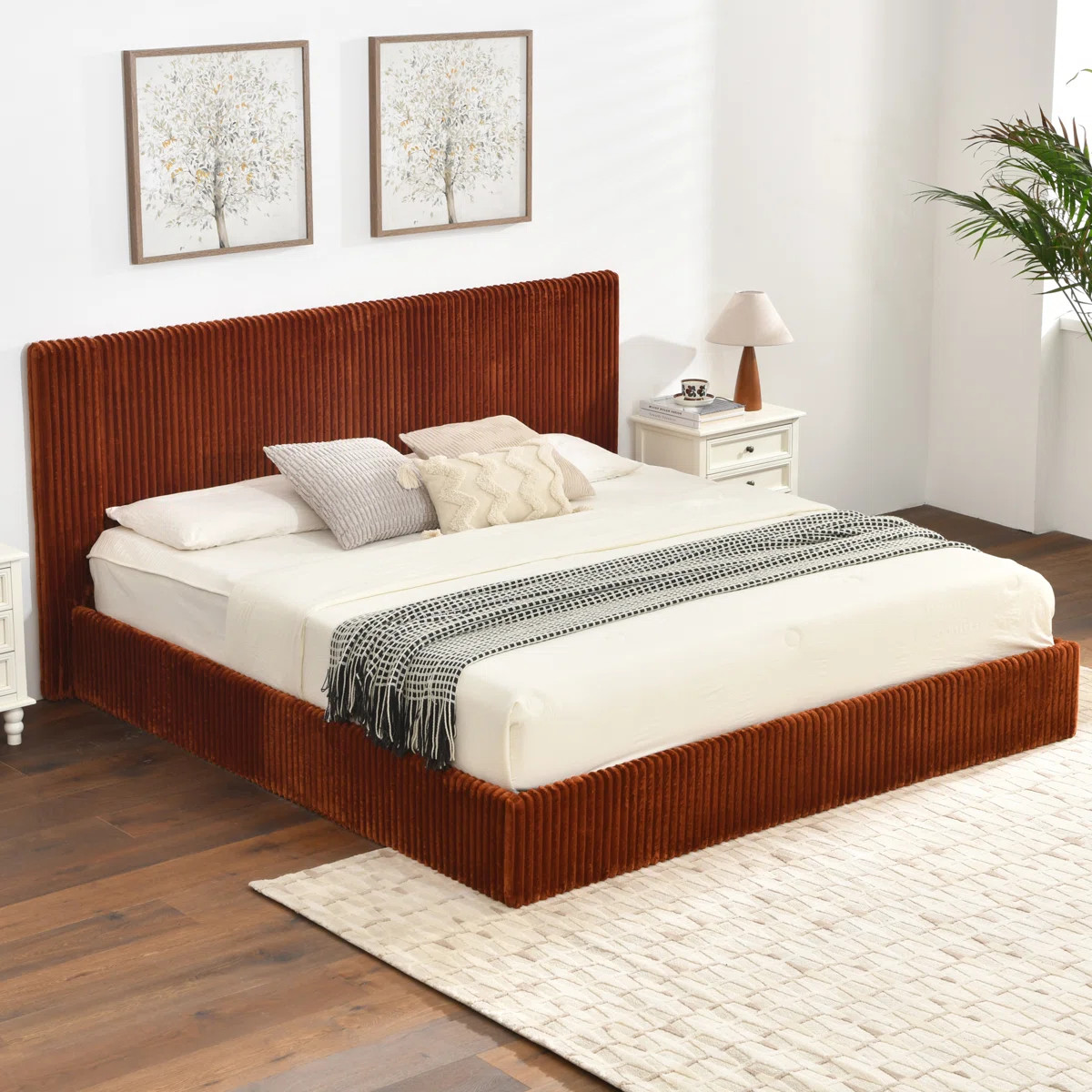 Hydraulic Lift Up Storage Upholstered Platform Bed | Wayfair North America