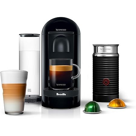 Nespresso VertuoPlus Coffee and Espresso Machine by De'Longhi with Milk Frother, Grey | Amazon (US)