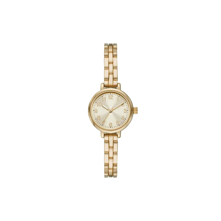 Time and Tru Women's Gold Tone Bracelet Watch | Walmart (US)