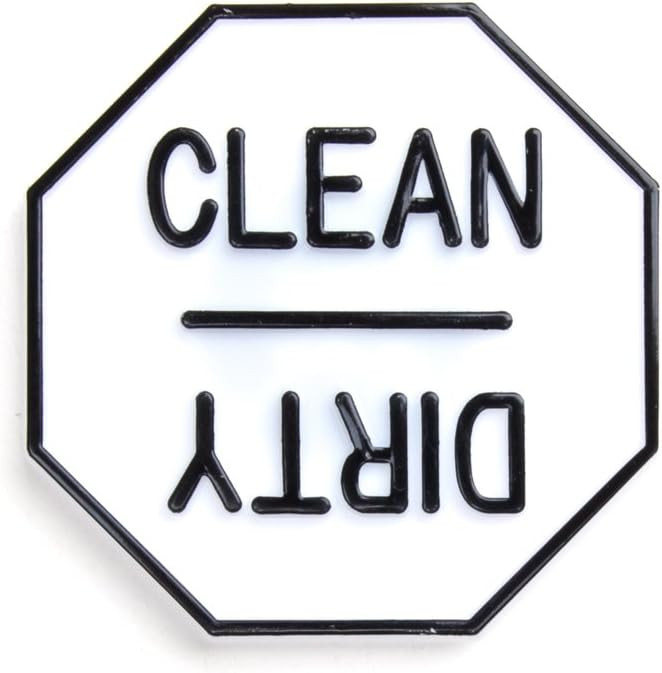 Fox Run - 5935 Fox Run Clean or Dirty Dishwasher Magnet, 2.5 x 2.5 x 0.25 inches, White | Amazon (US)