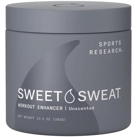 Sweet Sweat Unscented XL Jar Workout Enhancer Gel Maximize Your Exercise 13.5 oz | Walmart (US)