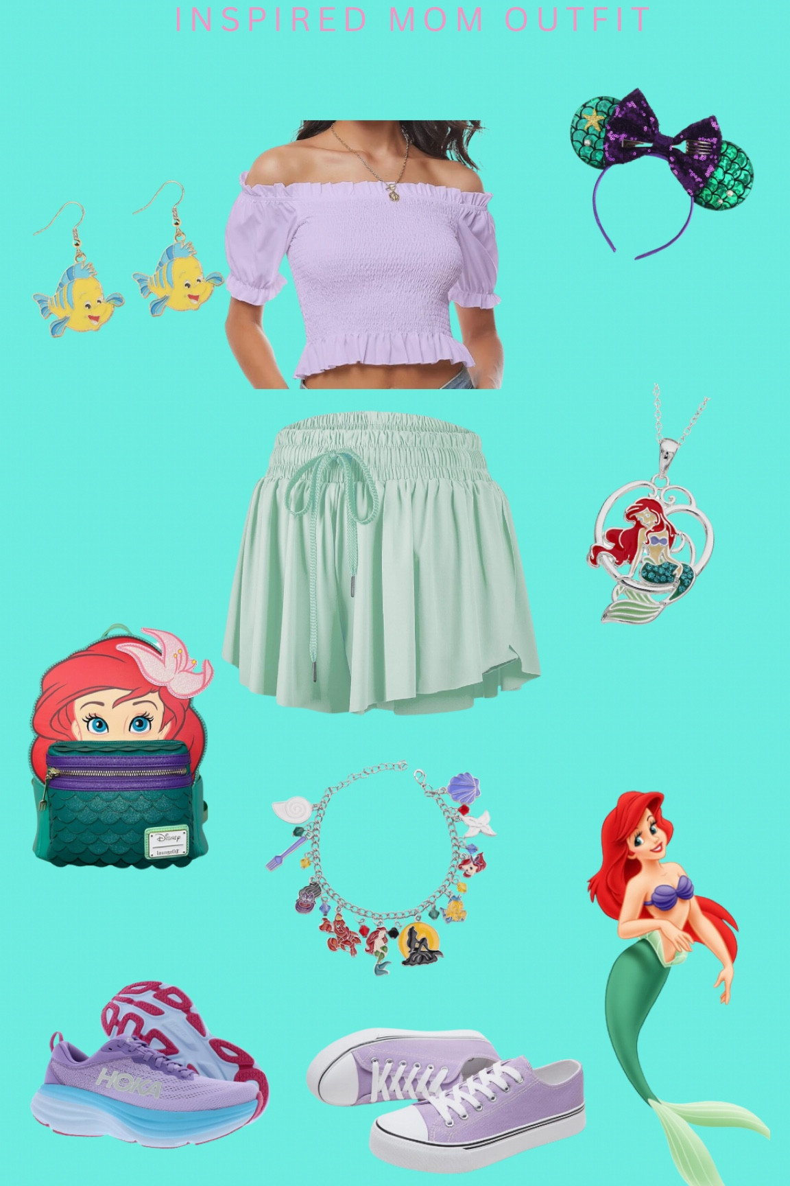 Ariel Inspired Momfit for Disney. 

#LTKActive #LTKtravel #LTKstyletip