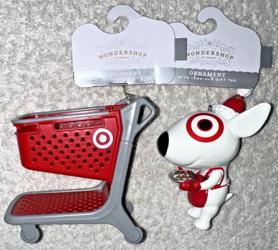2025 WONDERSHOP ORNAMENTS TARGET CART & BULLSEYE WITH COOKIES **NEW** | eBay US