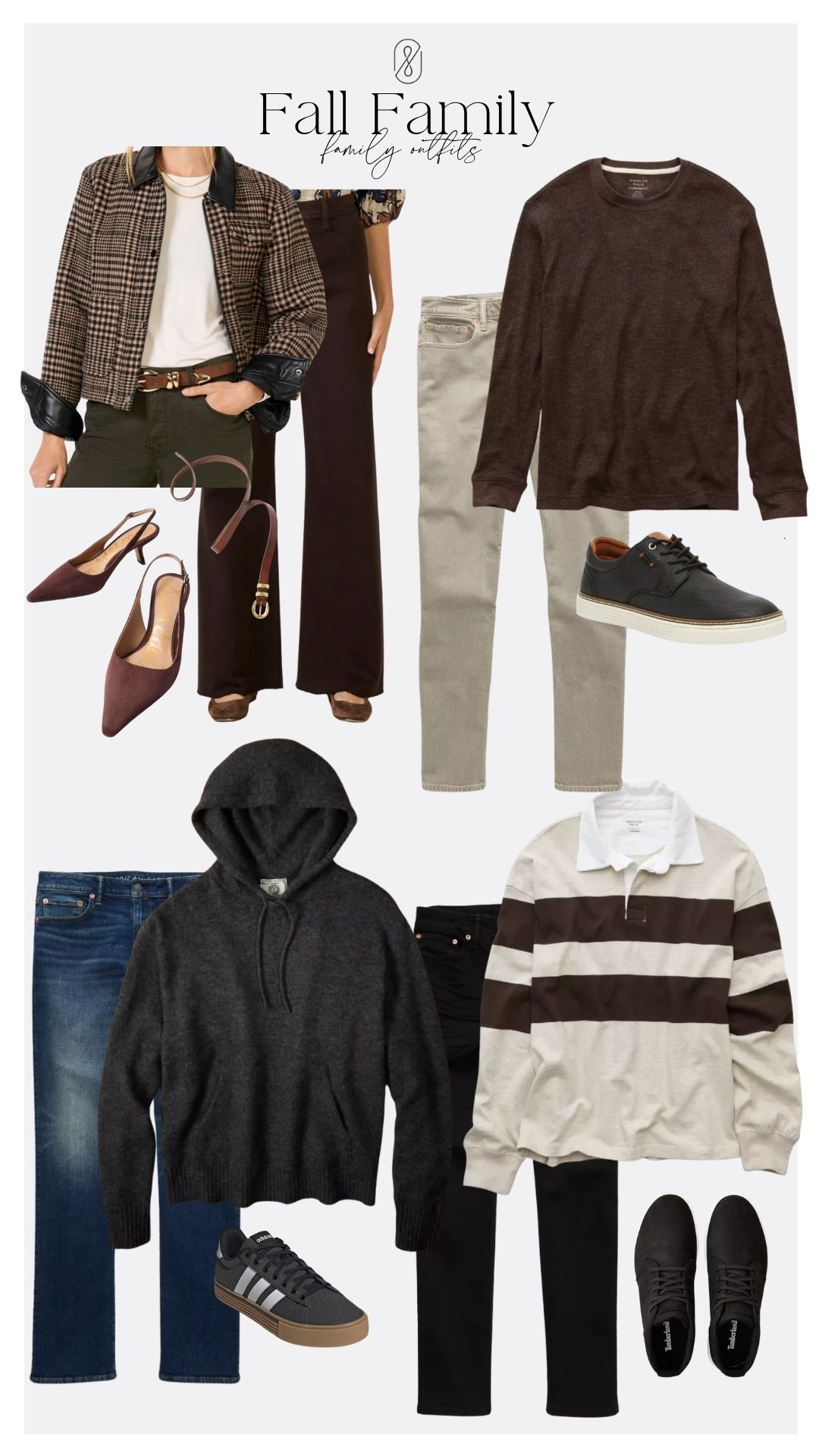 Fall family, urban style! I'm loving these earthy fall tones & the leather details of the jacket. 

#familyphotos #familyof4 

 #LTKStyleTip #LTKFamily #LTKMens