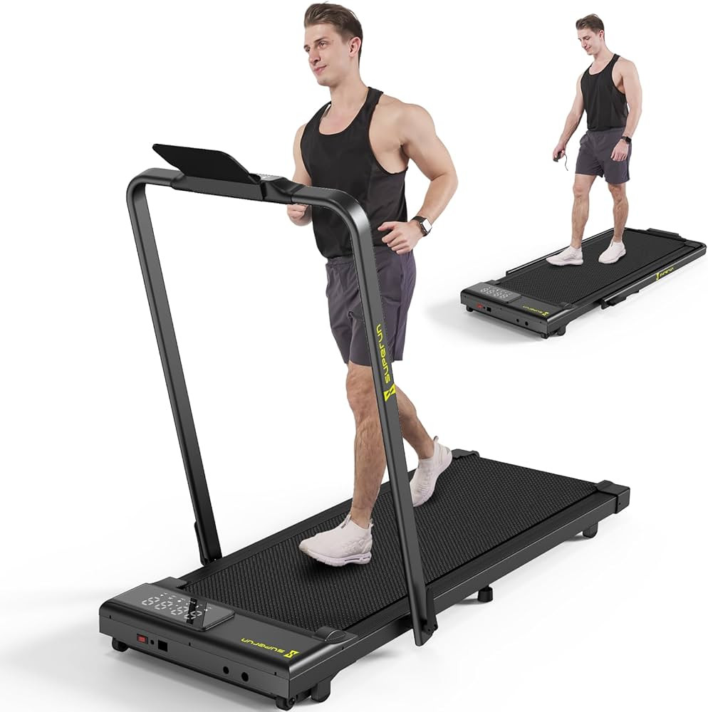 SupeRun 3 in 1 Walking Pad Treadmill- 3.0HP Folding Treadmills for Home Easy to Store, 300LBs Cap... | Amazon (US)
