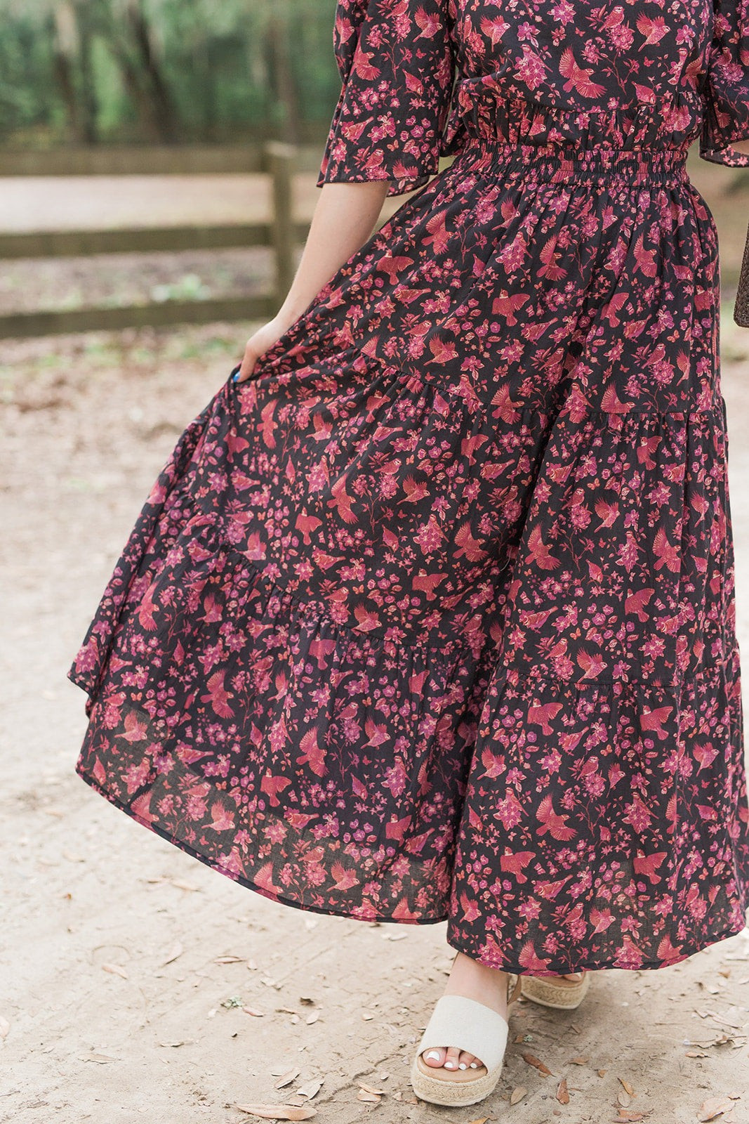 Camellia Skirt | Chinoiserie | Victoria Dunn 