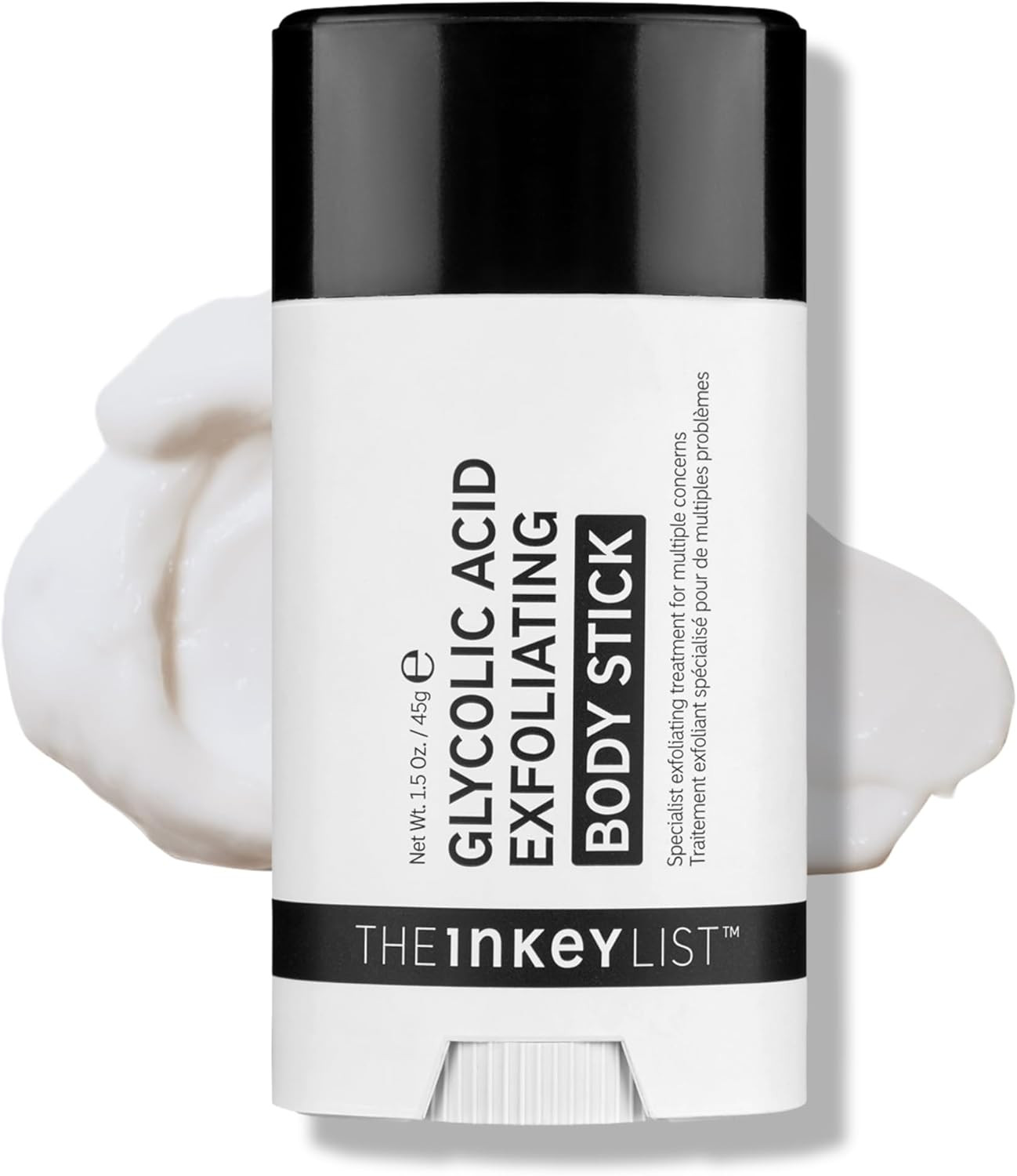 The Inkey List Glycolic Acid Exfoliating Body Stick 45g | Multiple Concerns, One Targeted Solution | Delivers Deep, Effective Exfoliation | Fragrance Free | Suitable For All Skin Types | Amazon (UK)