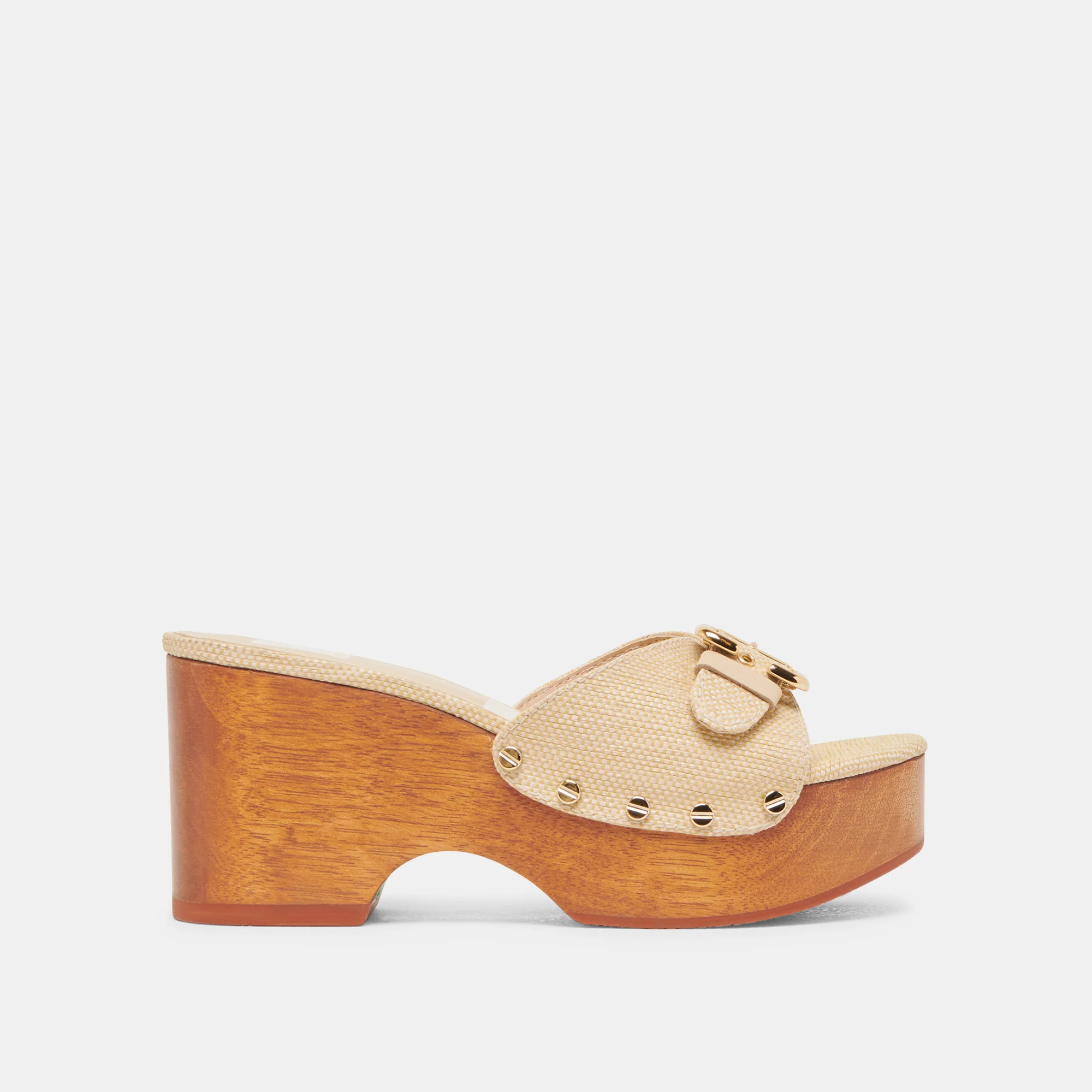 YALAH HEELS LT NATURAL RAFFIA | DolceVita.com