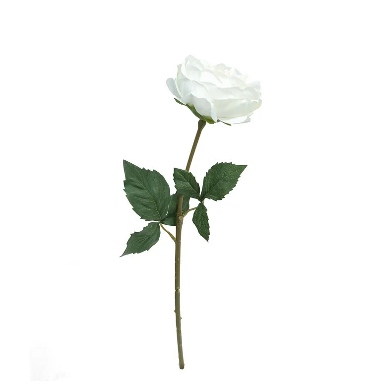 Faux Peony Stem, White, 20", by My Texas House | Walmart (US)