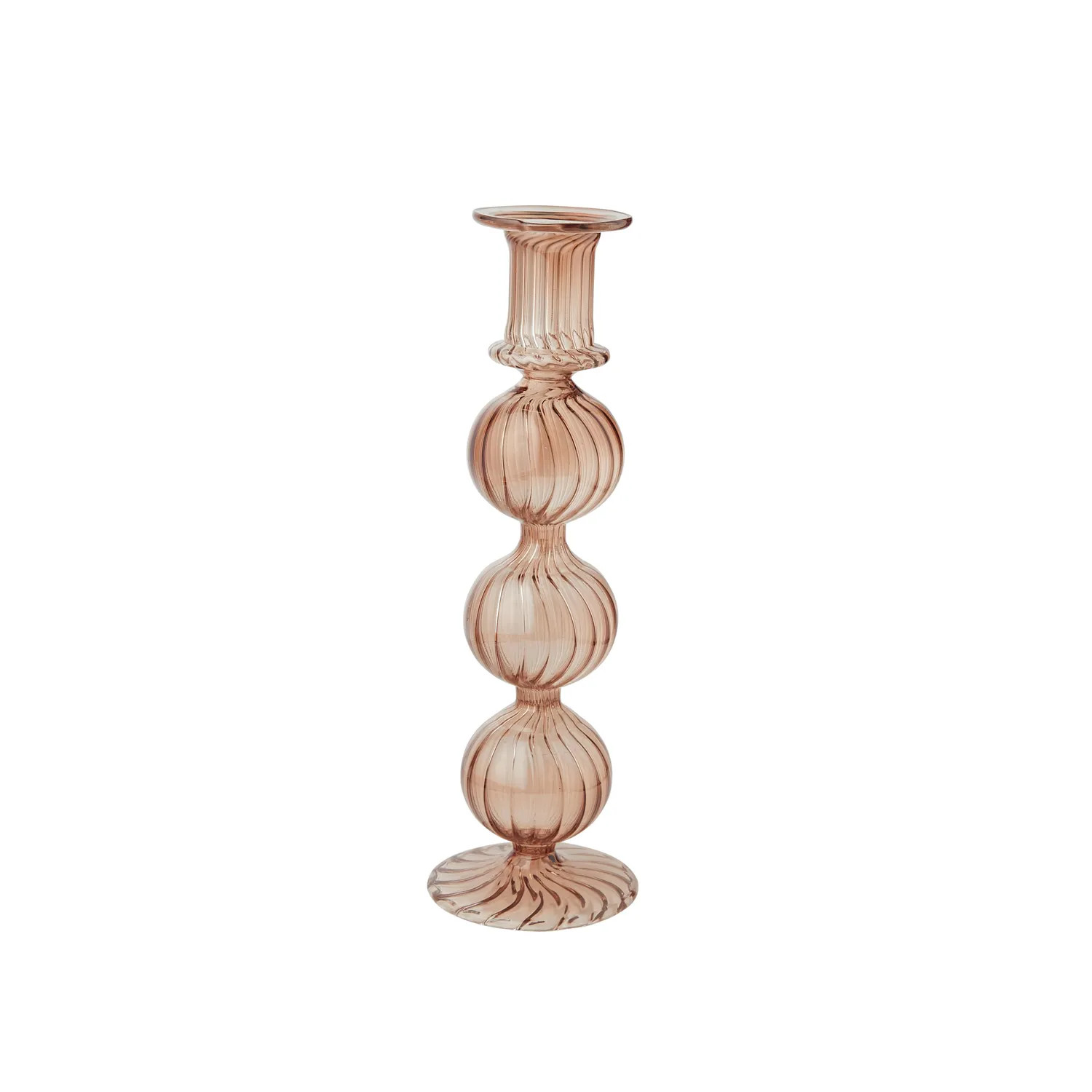 Be Home Amaranth Pink Nalia Taper Candle Holder | Sur La Table