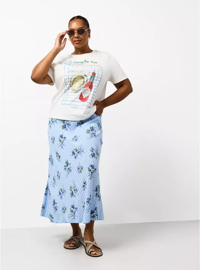 Buy Cream Tabasco Graphic Regular Fit T-Shirt 18 | Womens character shop | Tu | Tu Clothing
