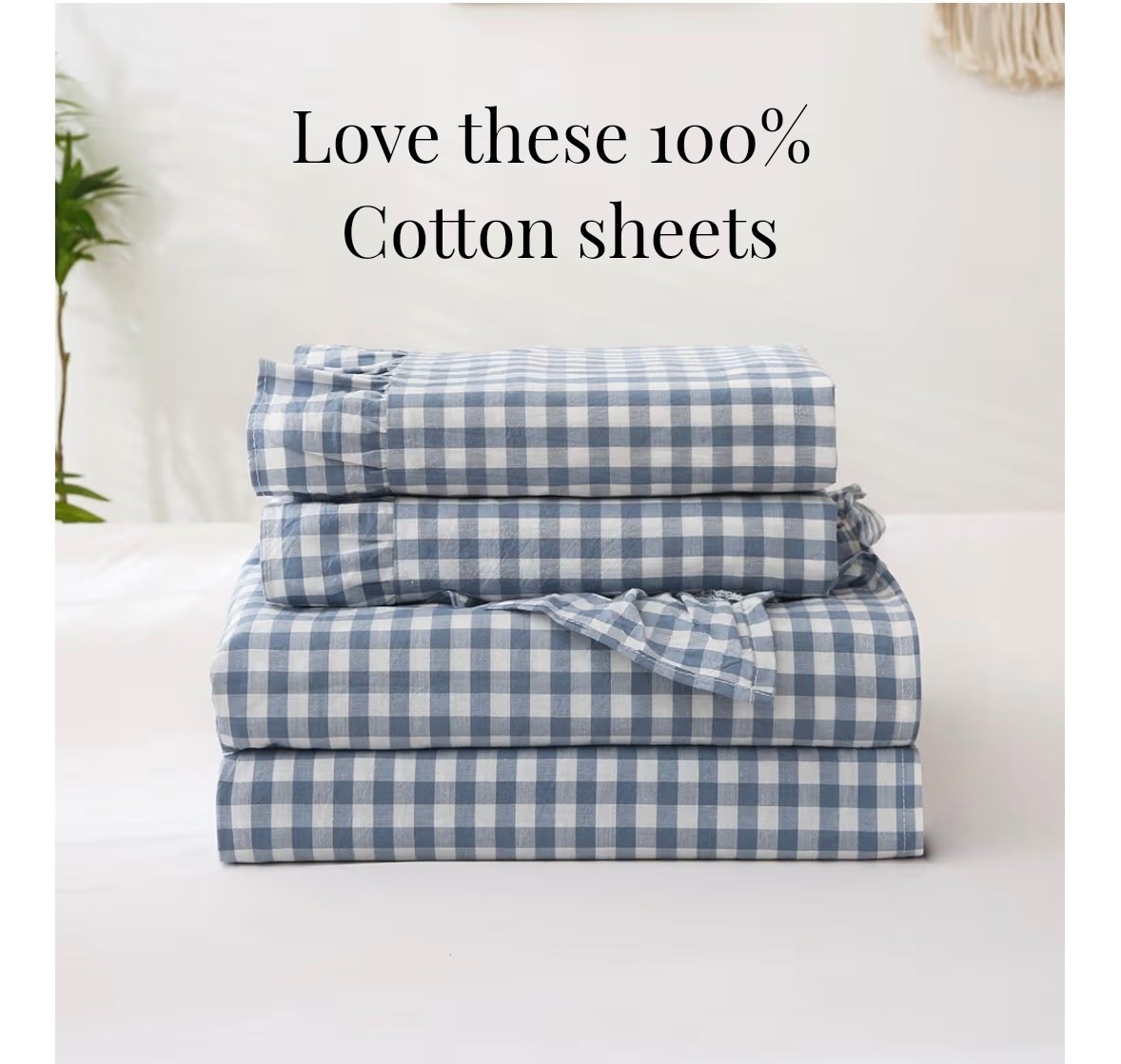 These cotton sheets with a ruffle edge come in a wide array of colors .

#LTKHome
