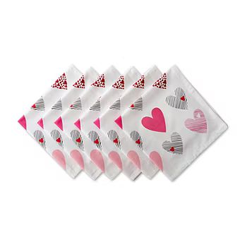 Design Imports Hearts Collage Print 6-pc. Napkins | JCPenney