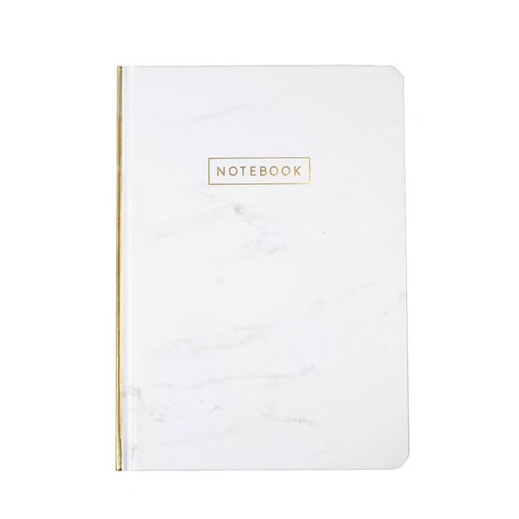 Lined Journal 5"x 7.25" Marble with Gold Foil - DesignWorks Ink | Target