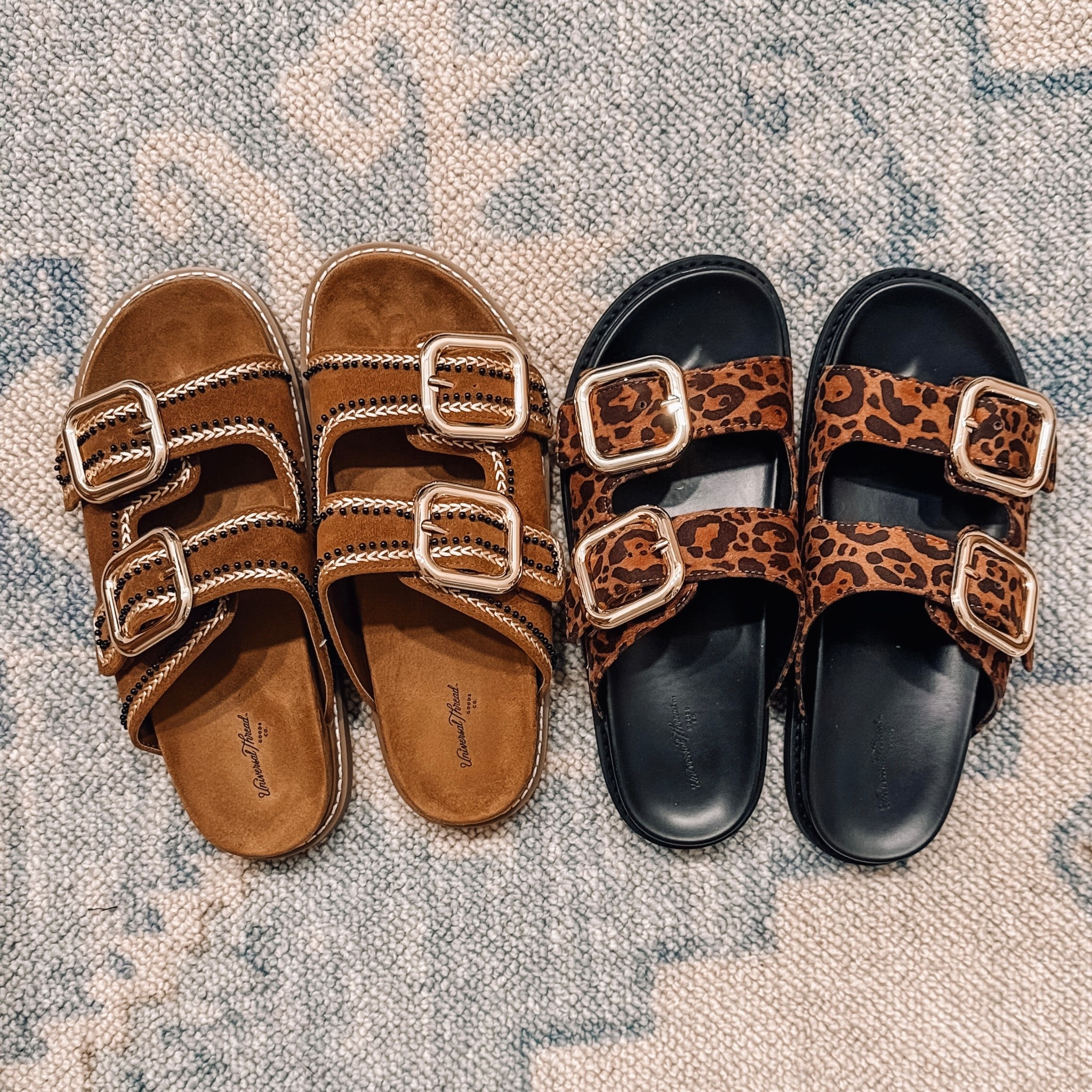 These cute slide sandals are so comfy! The neutral shades make them so easy to style with so many outfits. Fit true to size 

#LTKShoeCrush #LTKFindsUnder50 #LTKSeasonal