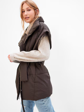 Duvet Wrap Puffer Vest | Gap (CA)