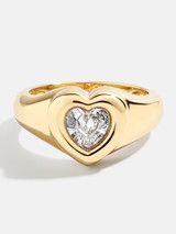 Julia Ring - Clear/Gold | BaubleBar (US)