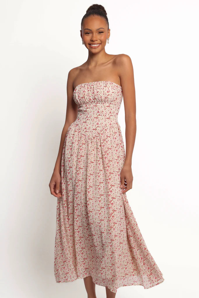 Jody Strapless Maxi Dress - Floral | Petal & Pup (US)