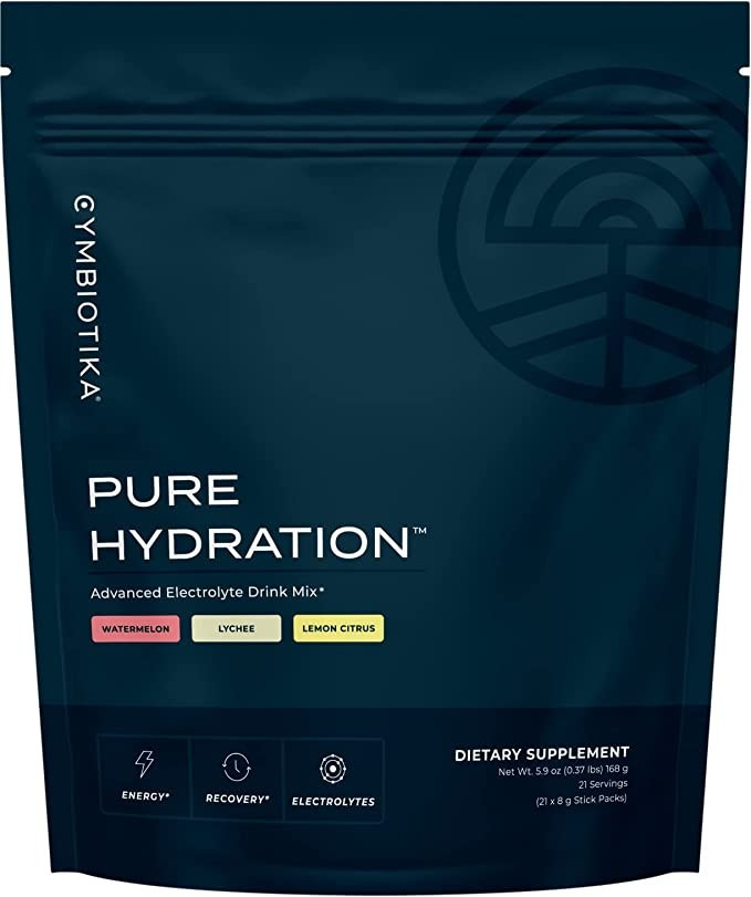 CYMBIOTIKA Pure Hydration, Advanced Electrolyte Powder Drink Mix, Keto Friendly, Prevent Dehydrat... | Amazon (US)
