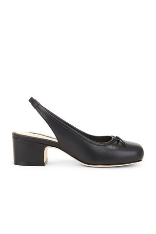 Sandy Liang Slingback Pump in Black | FWRD 