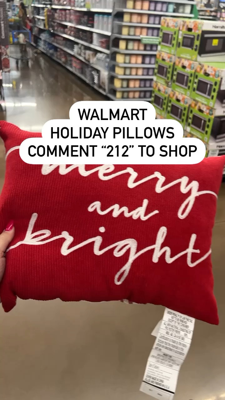 Walmart pillows outlet in store