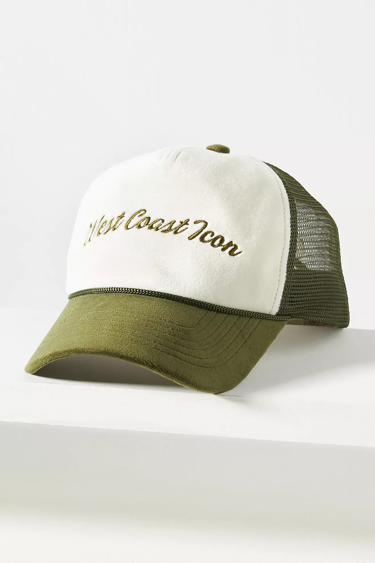Coney Island Picnic Faux Suede Trucker Hat | Anthropologie (US)