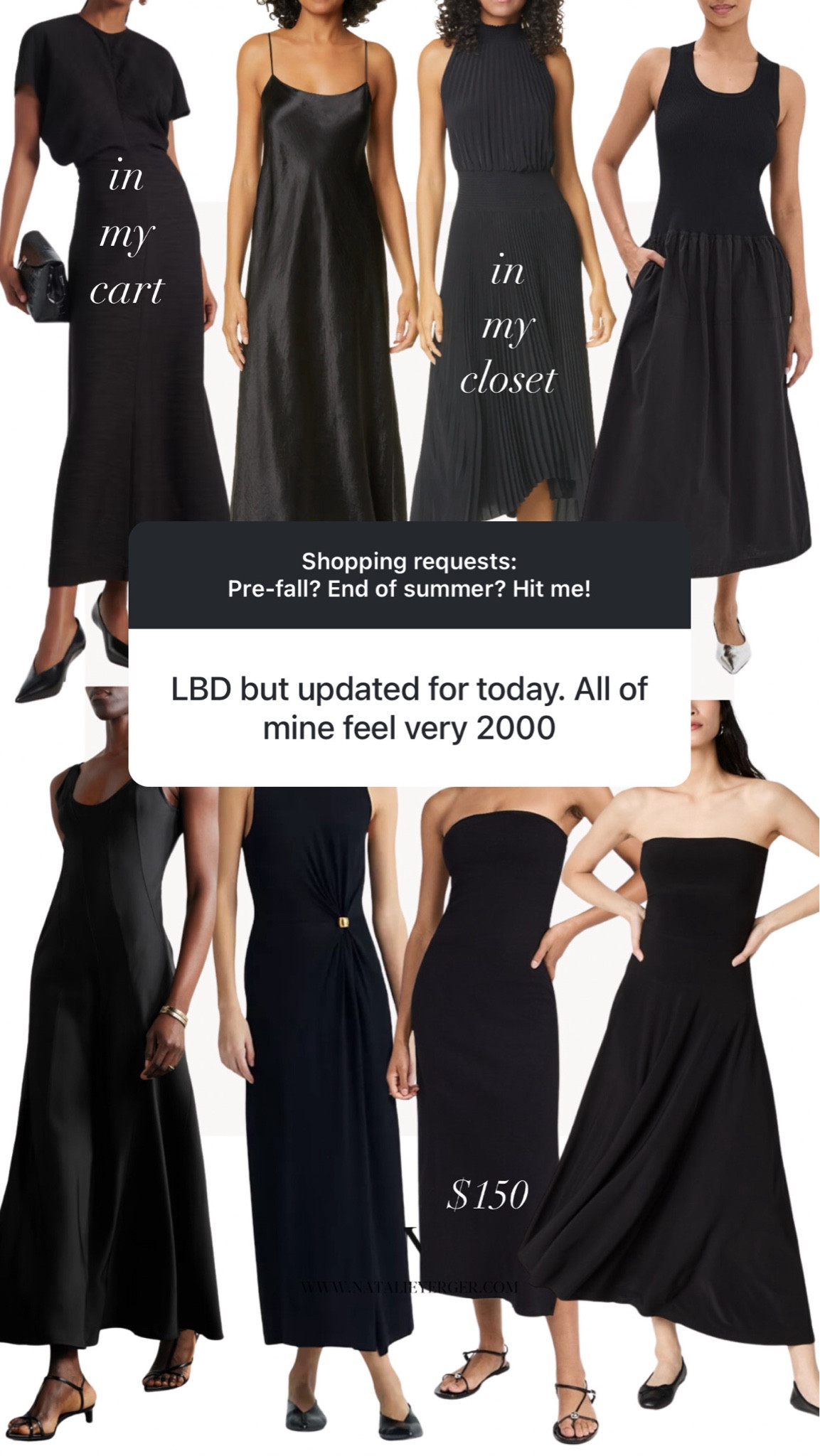 Contemporary little black dresses to add to your wardrobe! 🖤 A few pointers: think about where you’ll wear it (office vs. dinners, day vs. evening—will impact fabrication choice and silhouette) & consider investing in something you can wear for many years to come. In general, cleaner lines + dress up and down fabric = more versatile!

#lbd #littleblackdress #blackdress #blackmididress #wardrobeessentials #falldresses 

#LTKStyleTip #LTKSeasonal