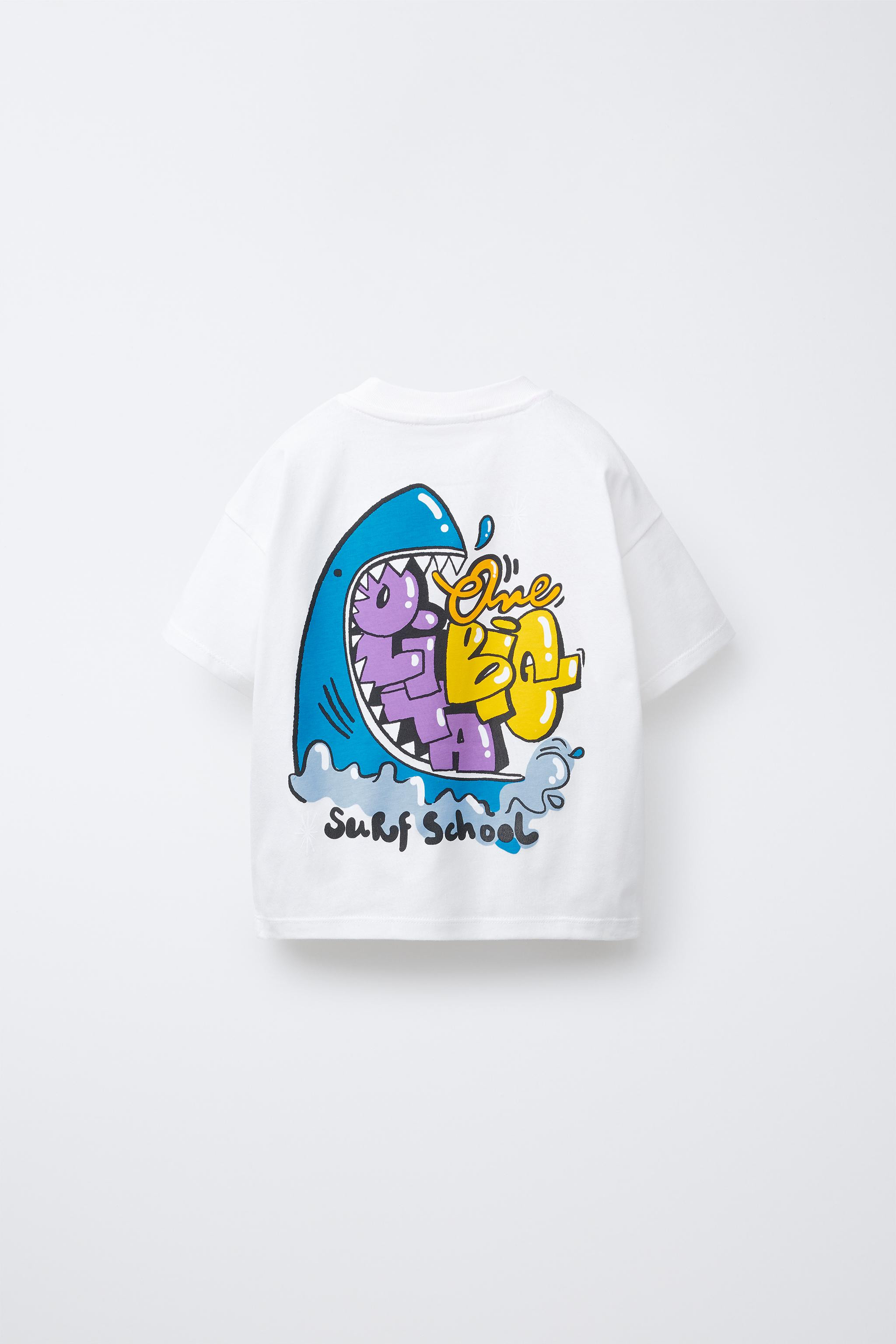 SHARK PRINT T-SHIRT | Zara US