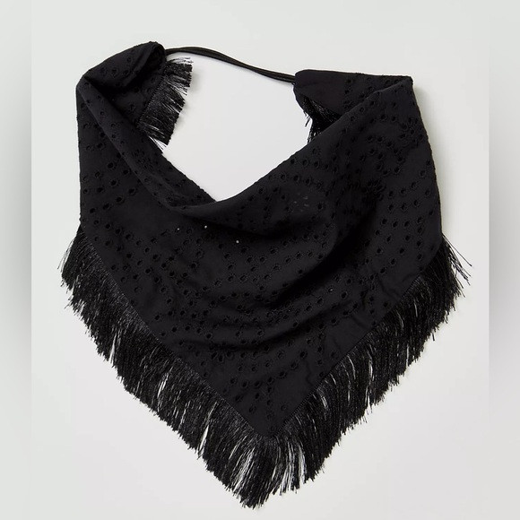 New🌟Free People Marrakesh Summer Hair Scarf-Black | Poshmark
