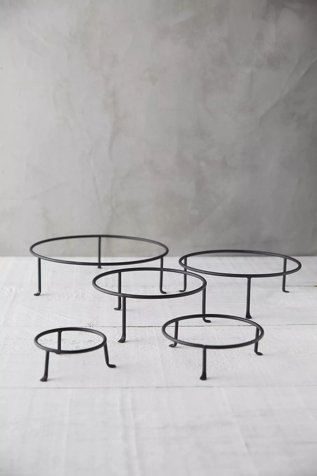 Matte Black Steel Plant Stand | Anthropologie (US)