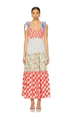 Free People Bluebell Maxi Dress in Cherry Combo from Revolve.com | Revolve Clothing (Global)