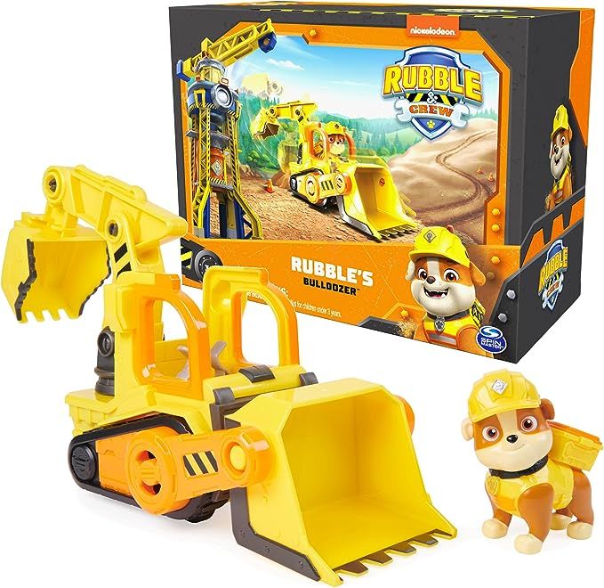 Rubble & Crew, Rubble’s Bulldozer Toy Truck with Movable Parts and a Collectible Action Figure,... | Amazon (US)