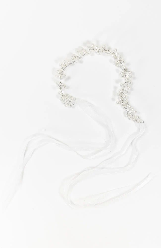 Dahlia Pearl Hair Vine | France Luxe