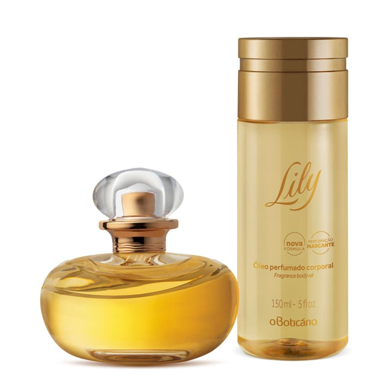 Combo Lily Le Parfum: Perfume 30ml + Óleo Perfumado Corporal 150ml | O Boticário | oBoticario (BR)