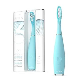 FOREO ISSA 3 Rechargeable Electric Ultra-Hygienic Sonic Toothbrush with Silicone & PBT Polymer Br... | Amazon (US)