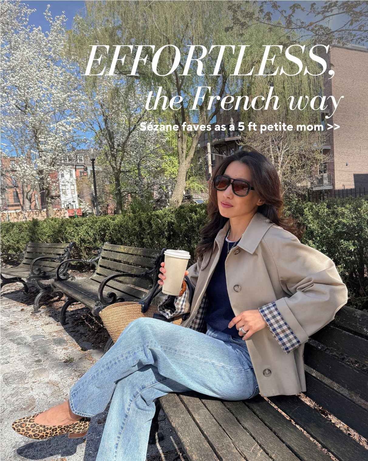 sizing below! Sezane spring favorites>>
Alycia cotton lace blouse sz 2
Clyde trench sz 0 (runs big)
Scott trench 0
Amance cardigan XXS
Pippa dress XXS
Leontine stripe sweater XXS
Matilda Leopard Ballerinas US 4/EUR 35 (runs big)
Gloria gold sandals US 5 / EUR 36 (runs a little small)
Tomboy shirt 0
Aritzia jeans 24 short 

 

#LTKootd #LTKPetite #LTKmomlife