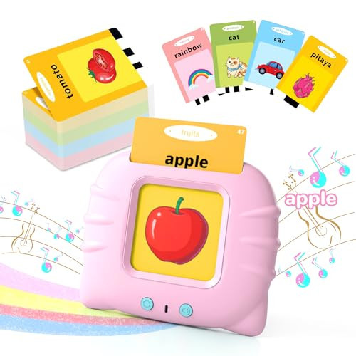 Birthday Gift for 1 2 3 4 5 Years Old Girls Toys, Talking Flash Cards, Educational Toddler Toys, Montessori Sensory Toys, Learning Toys for Ages 2-4, Toys for 2 Year Old Girls Birthday Gifts | Amazon (US)